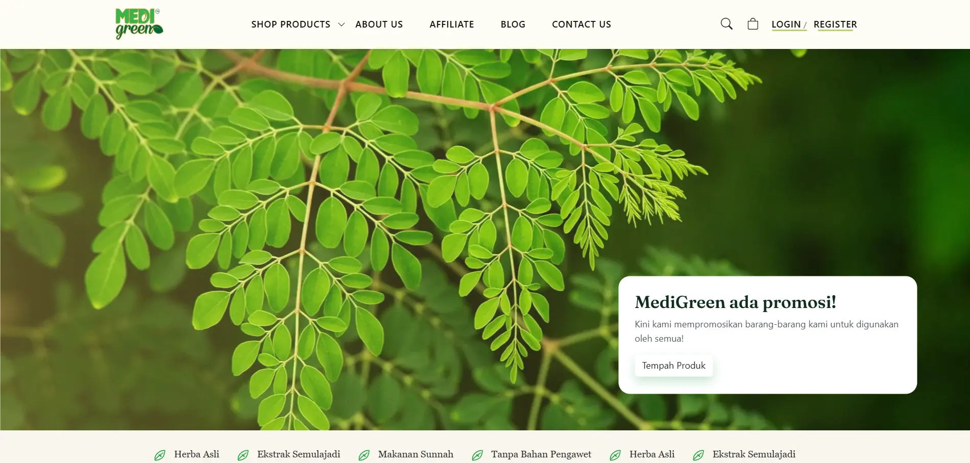 MEDIgreen e-commerce