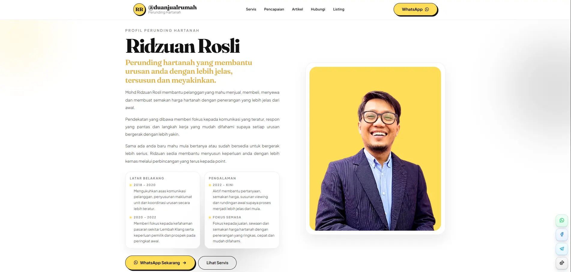 Ridzuan Rosli Personal Portfolio