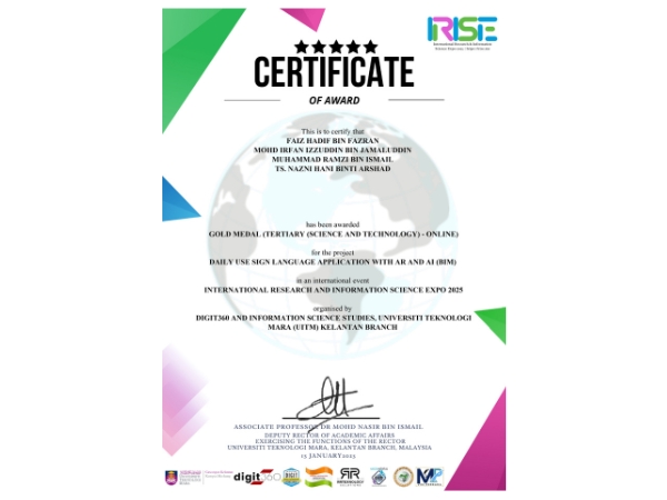 IRISE 2023 Gold Medal