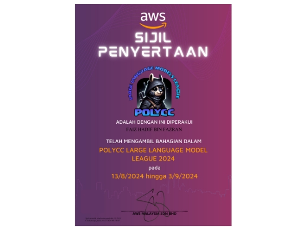 POLYCC Large Language Model League 2024